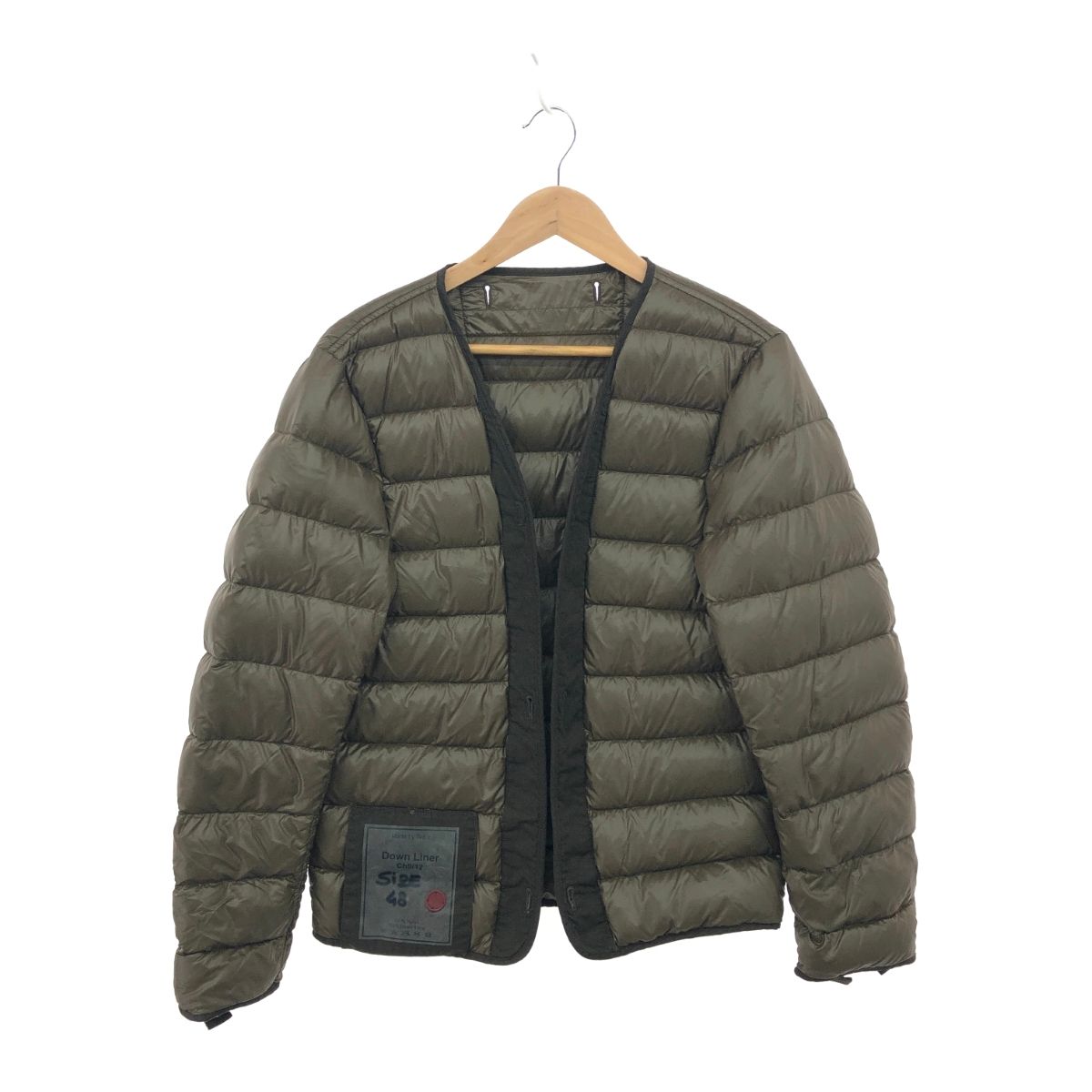 TEN-C テンシー DOWN LINER/ダウンライナー サイズ:48 定価7.7万/size48/ナイロン    カーキ メンズ / 243001006736 TEN-C テンシー DOWN LINER/ダウンライナー サイズ:48 定価7.7万