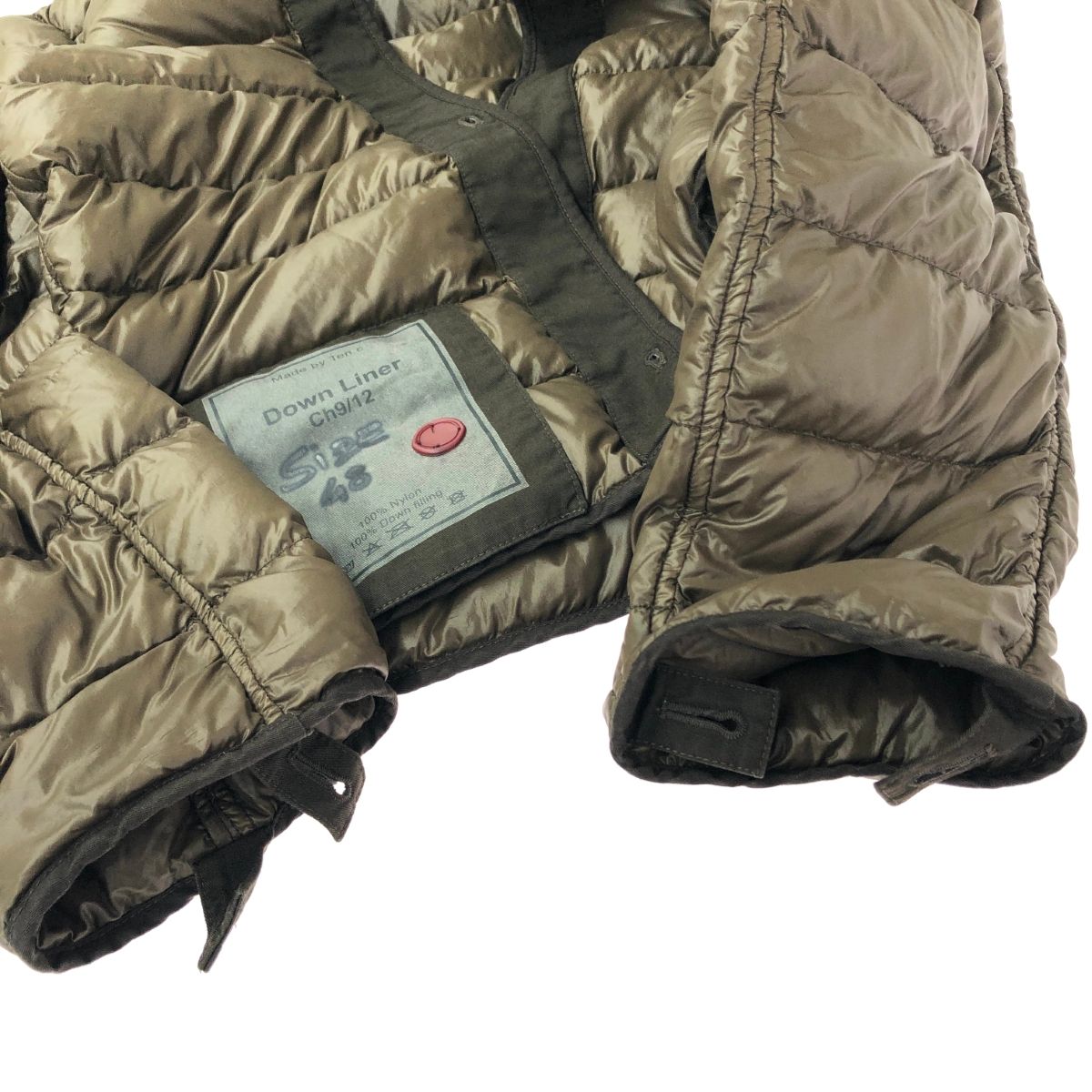 TEN-C テンシー DOWN LINER/ダウンライナー サイズ:48 定価7.7万