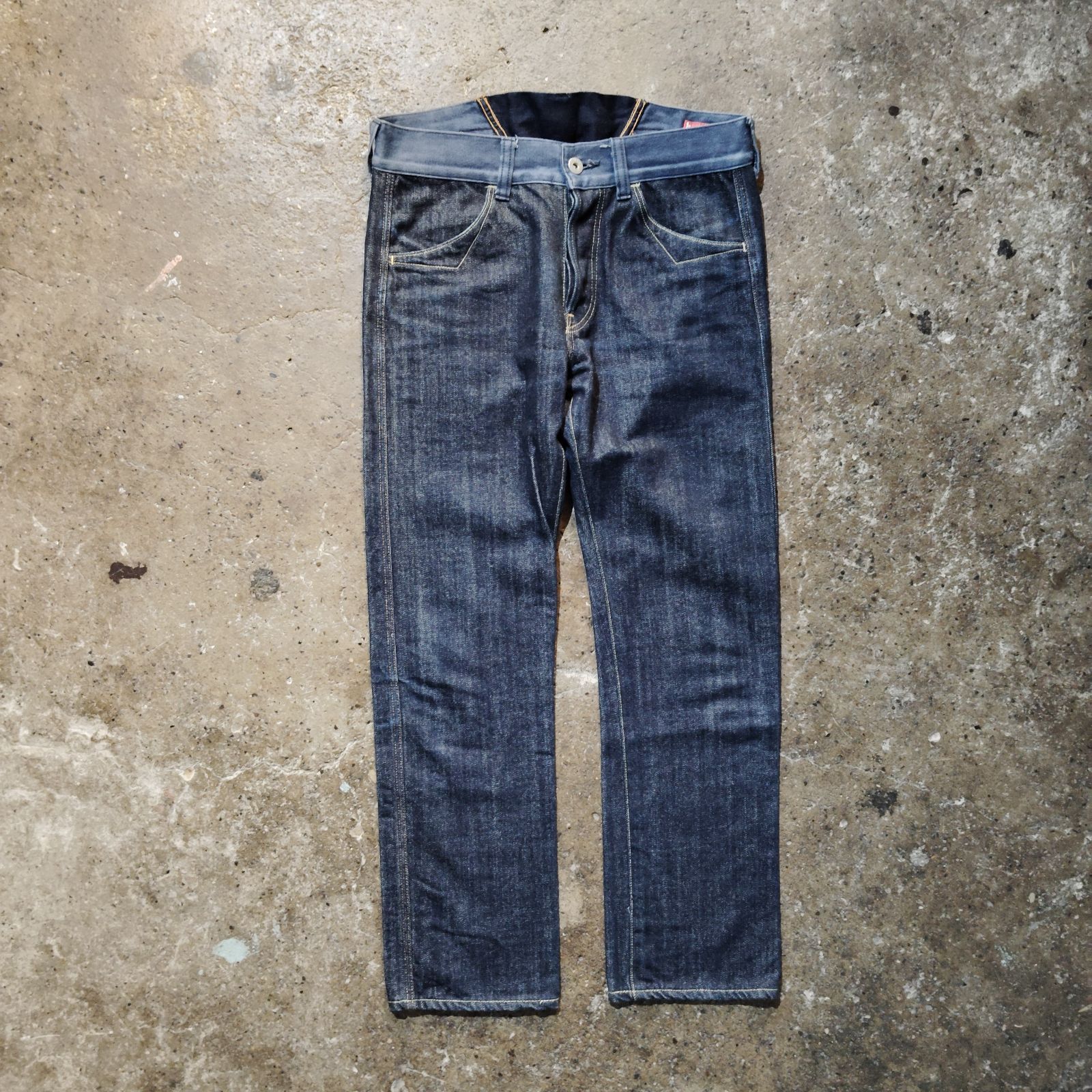 JUNYA WATANABE ダメージデニムパンツ eYe JUNYA WATANABE MAN × LEVI'S 16aw シンチバックデニムパンツ 切替