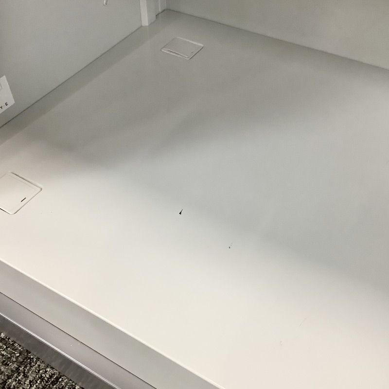 中古 両開き書庫 ウチダ 幅900×奥行450×高さ2150mm ペールグレー 2022 