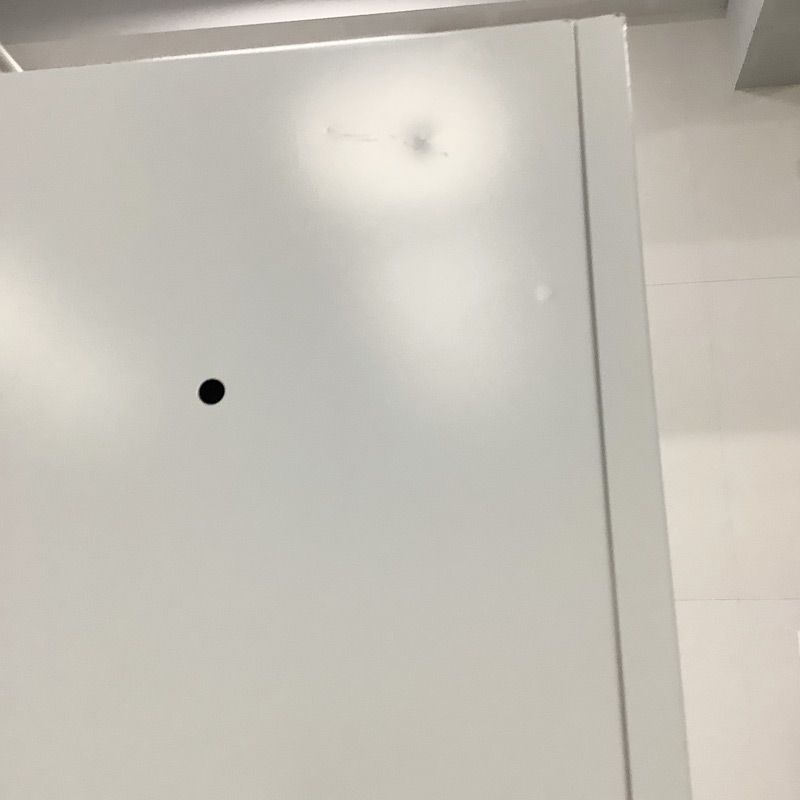 中古 両開き書庫 ウチダ 幅900×奥行450×高さ2150mm ペールグレー 2022 