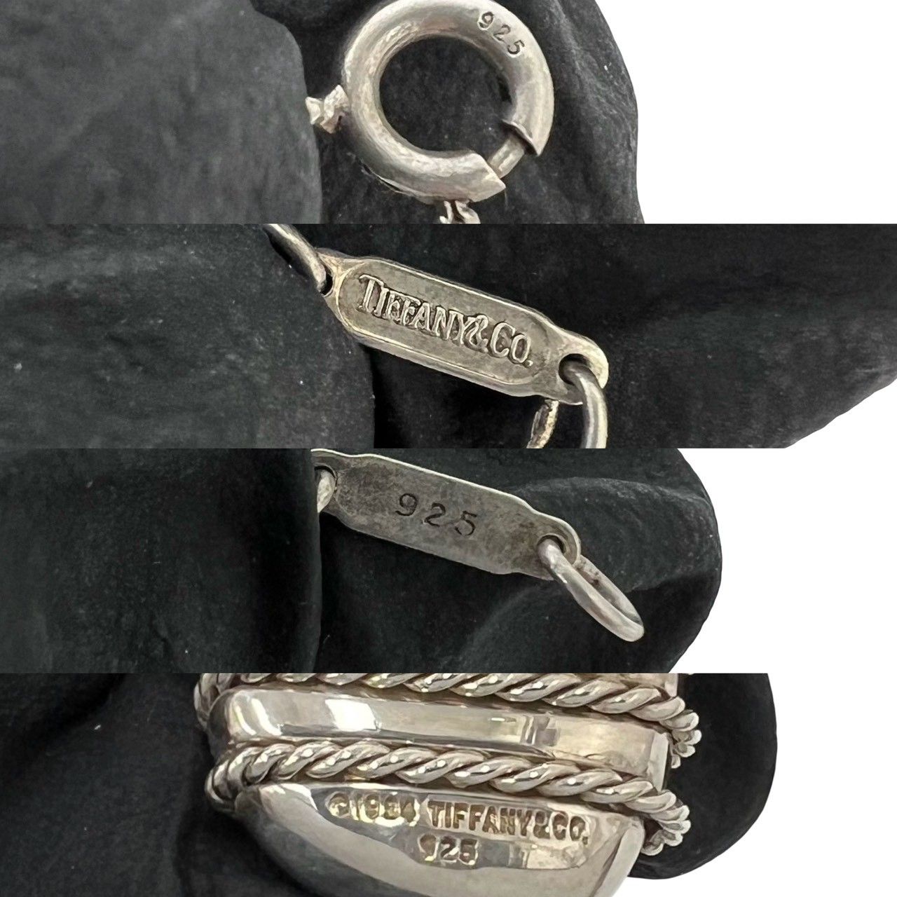 極 美品 TIFFANY&Co. ティファニー ヴィンテージ ハート＆アロー