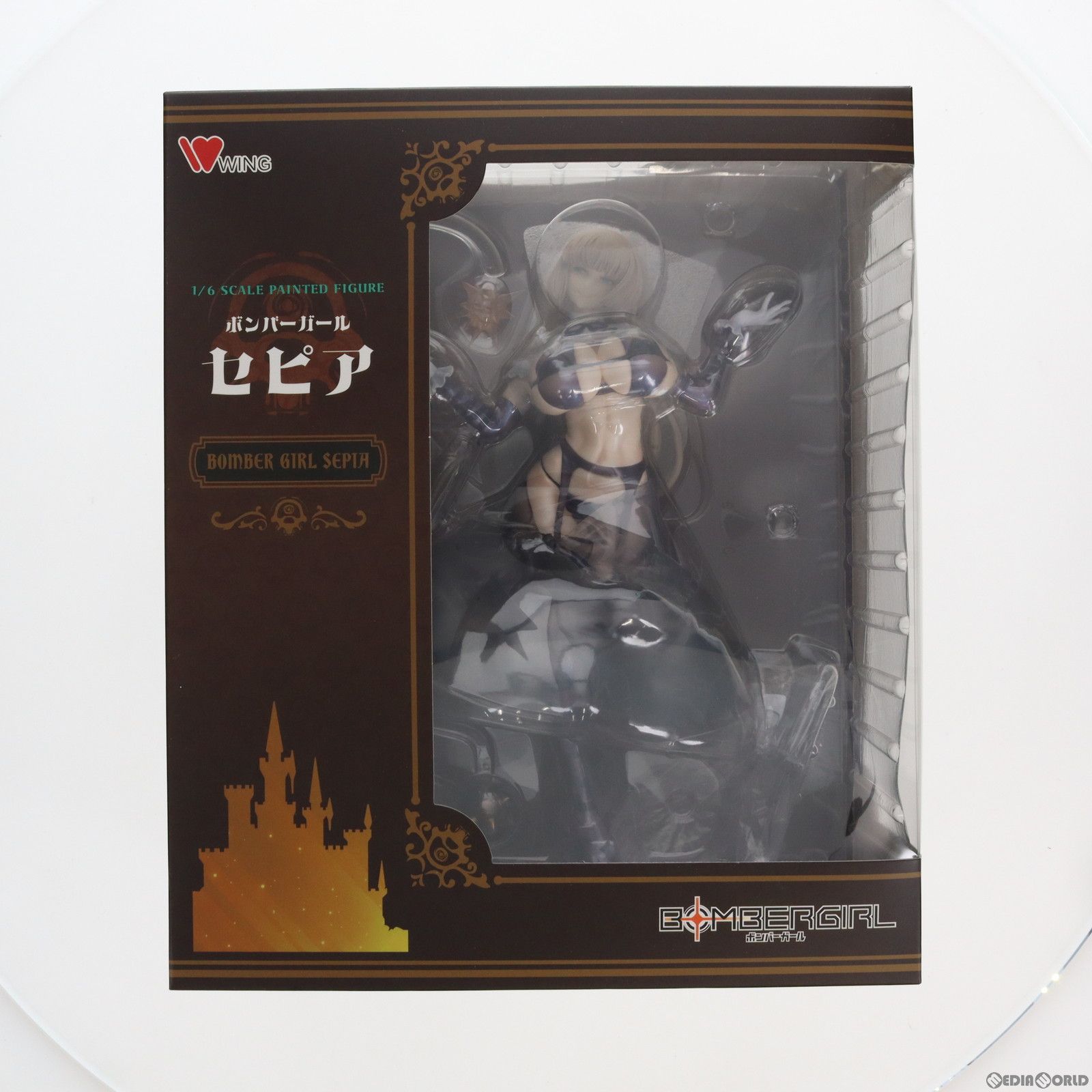 初期不良対応パーツ付属 セピア BOMBERGIRL(ボンバーガール) 1/6 完成