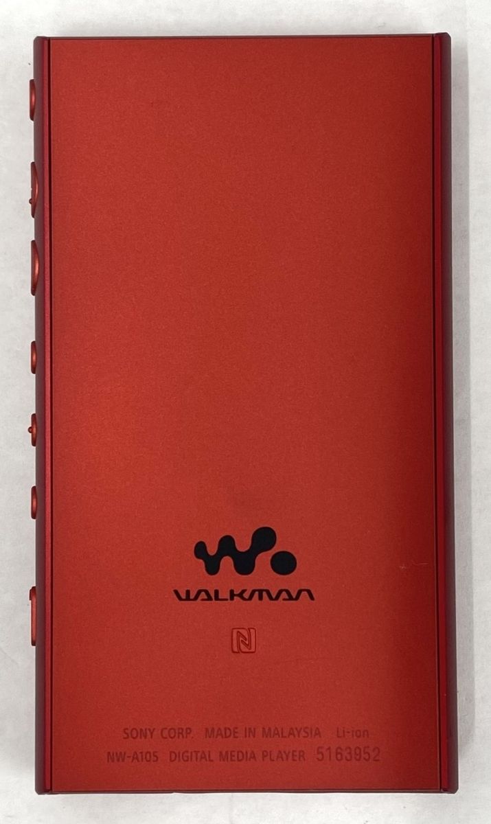 SONY WALKMAN NW-A105 レッド ウォークマン SONY NW-A105 レッド