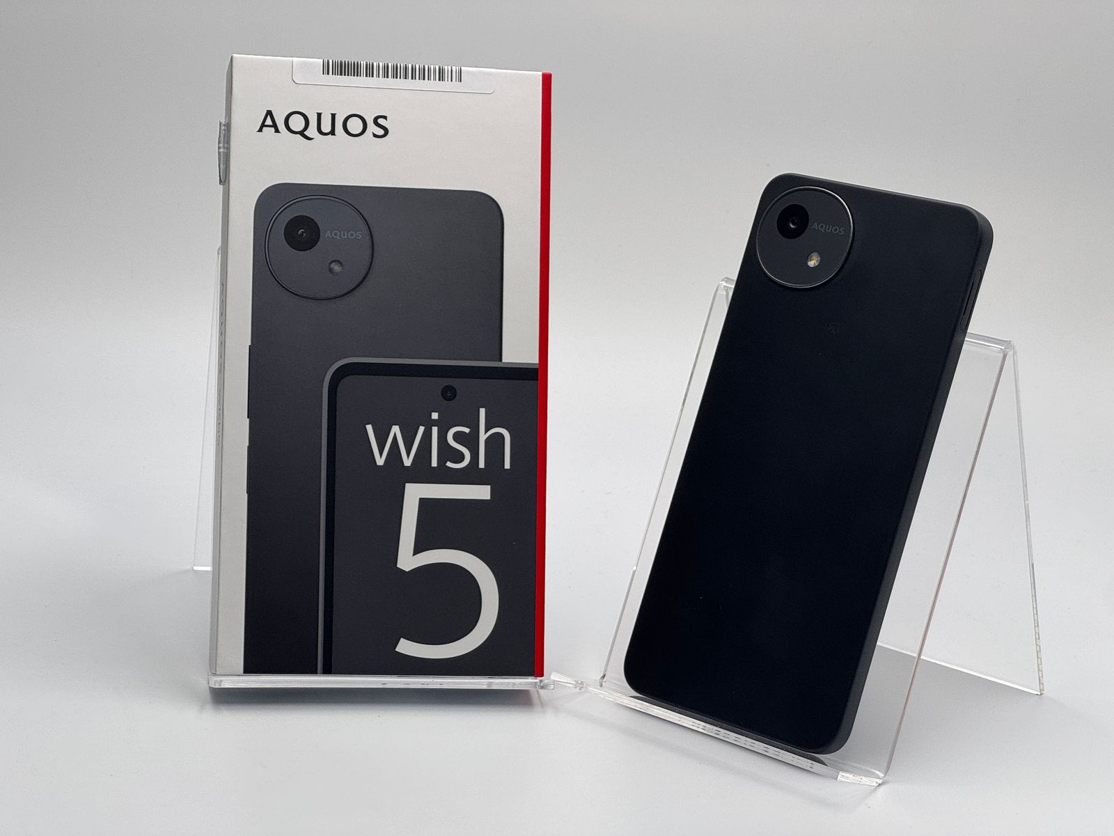 【ケーブル付き箱付き中古A】AQUOS wish5 SH-M32 スミ SIMフリー 白ロム