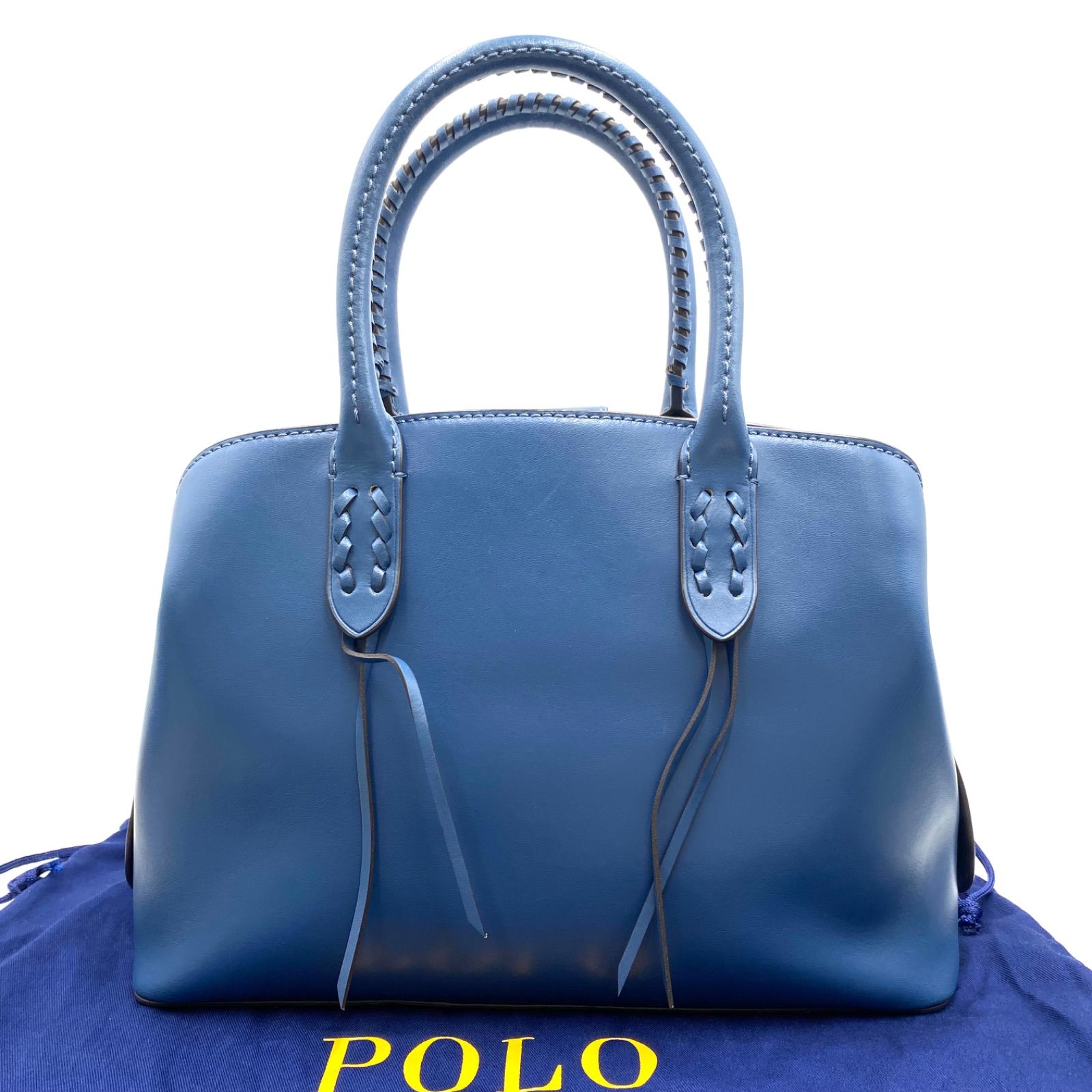 美品 POLO RALPH LAUREN ポロラルフローレン 2wayバッグ ハンドバッグ