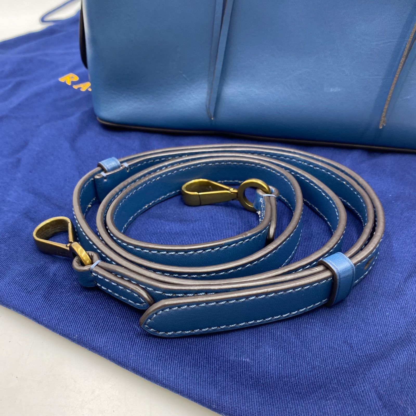 美品 POLO RALPH LAUREN ポロラルフローレン 2wayバッグ ハンドバッグ