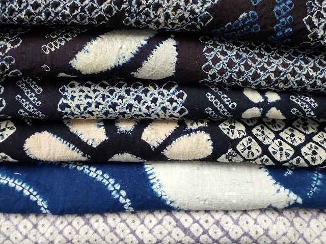 平和屋本店□有松鳴海絞り 浴衣 まとめて 20点 蝶 花柄 など 着用可能