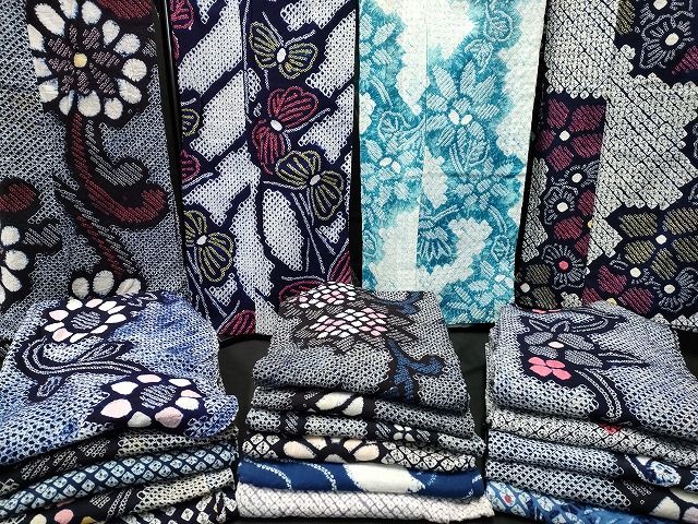 平和屋本店□有松鳴海絞り 浴衣 まとめて 20点 蝶 花柄 など 着用可能