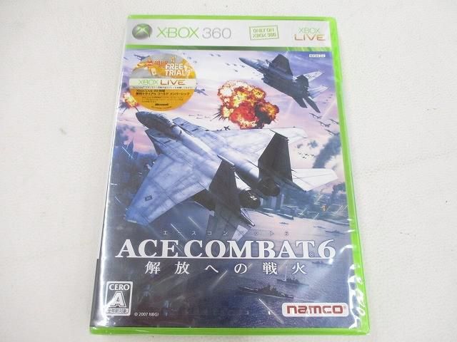 未開封 ゲーム Xbox 360 ソフト エースコンバット6 解放への戦火
