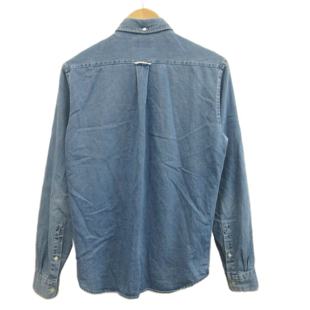 アクネ ストゥディオズ Acne Studios シャツ 44 青 ブルー ボタン