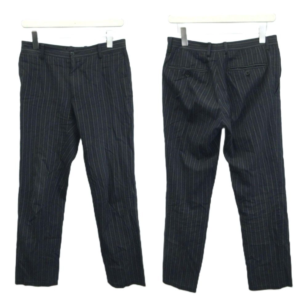 dolce&gabbana ストライプ セットアップ ジャケット パンツ 黒 ドルチェ&ガッバーナ ドルガバ DOLCE&GABBANA スーツ セットアップ