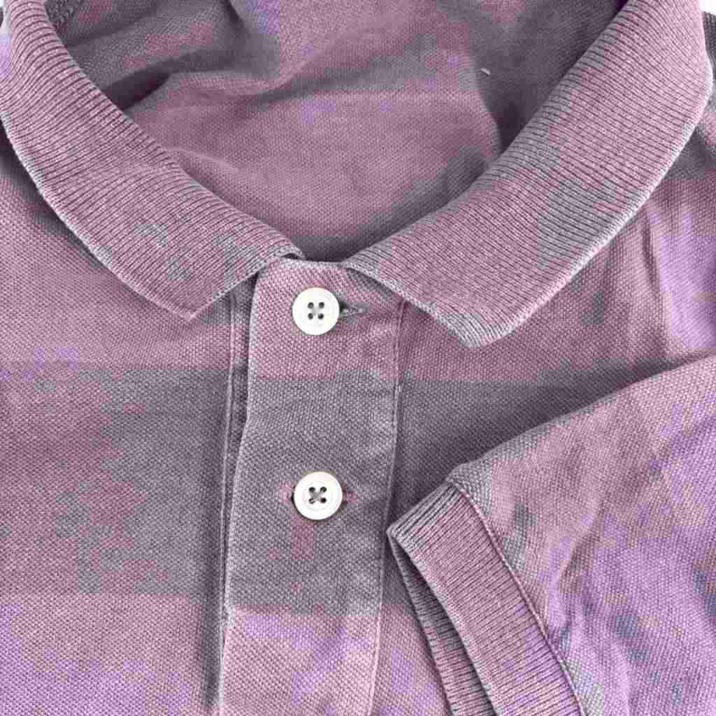 ブルネロクチネリ BRUNELLO CUCINELLI ポロシャツ S 紫 パープル