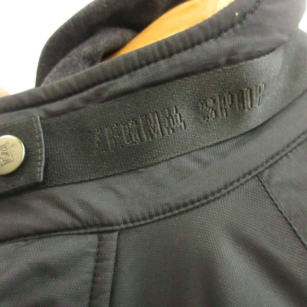 ゼニア スポーツ ロードスタージャケット ブルゾン 上着 S 黒 ブラック 無地 ゼニア スポーツ Zegna Sport ロードスタージャケット Roadster Jacket