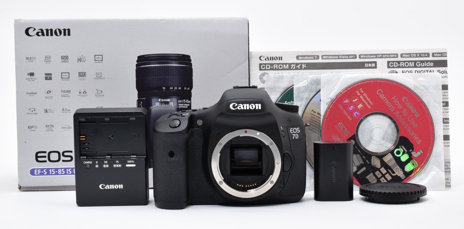 G05[8215]14☆ほぼ未使用☆ キヤノン Canon EOS 7D ボディ 【ショット