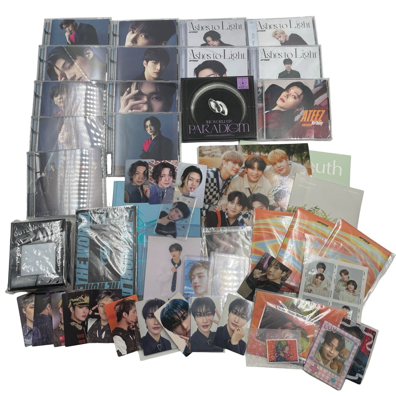 ATEEZ アチズ CD トレカ まとめ売り セット ケース破損・フォトブック