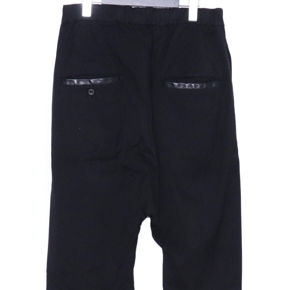 ISAMU KATAYAMA BACKLASH レーヨンシルクストレッチサルエルパンツ S