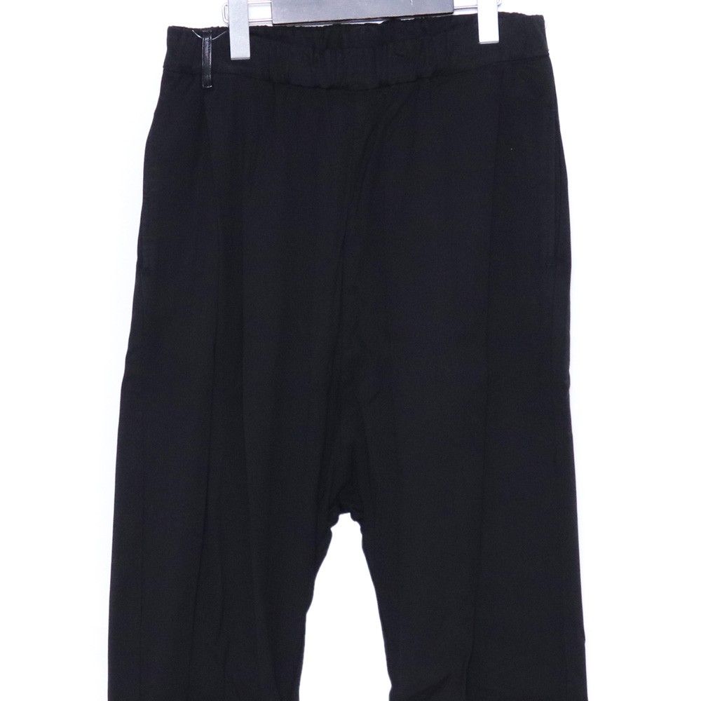 ISAMU KATAYAMA BACKLASH レーヨンシルクストレッチサルエルパンツ S