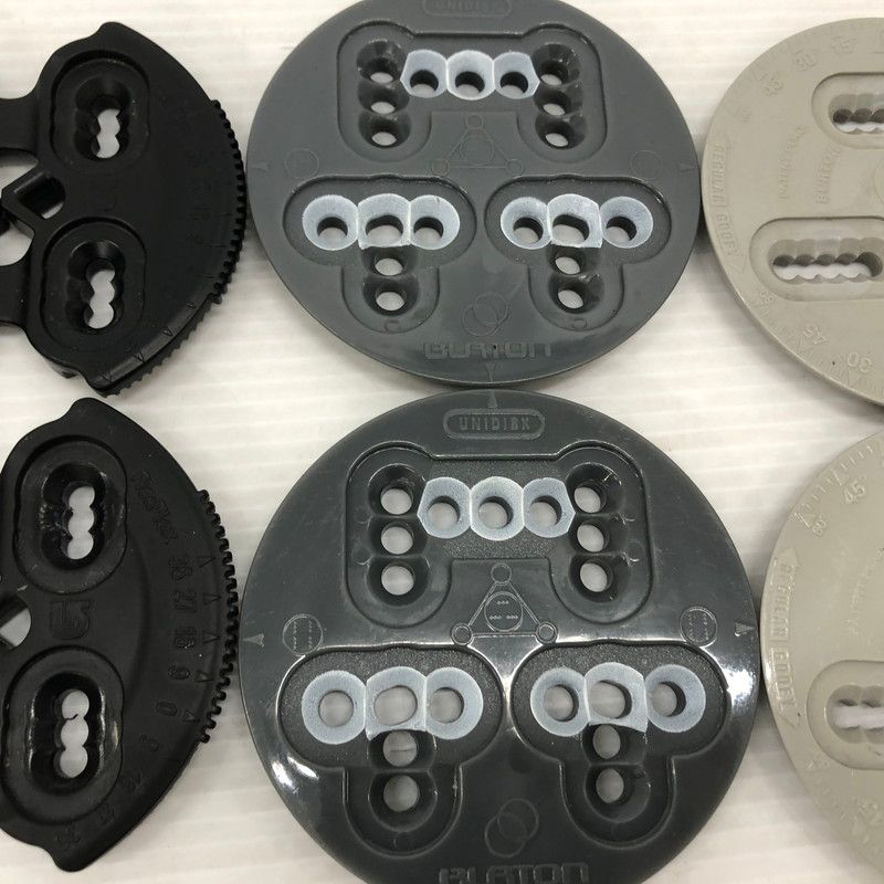 現状渡し品】BURTON ビンディング ディスクプレート ×3 (3D・3D 4×4