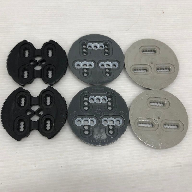 現状渡し品】BURTON ビンディング ディスクプレート ×3 (3D・3D 4×4