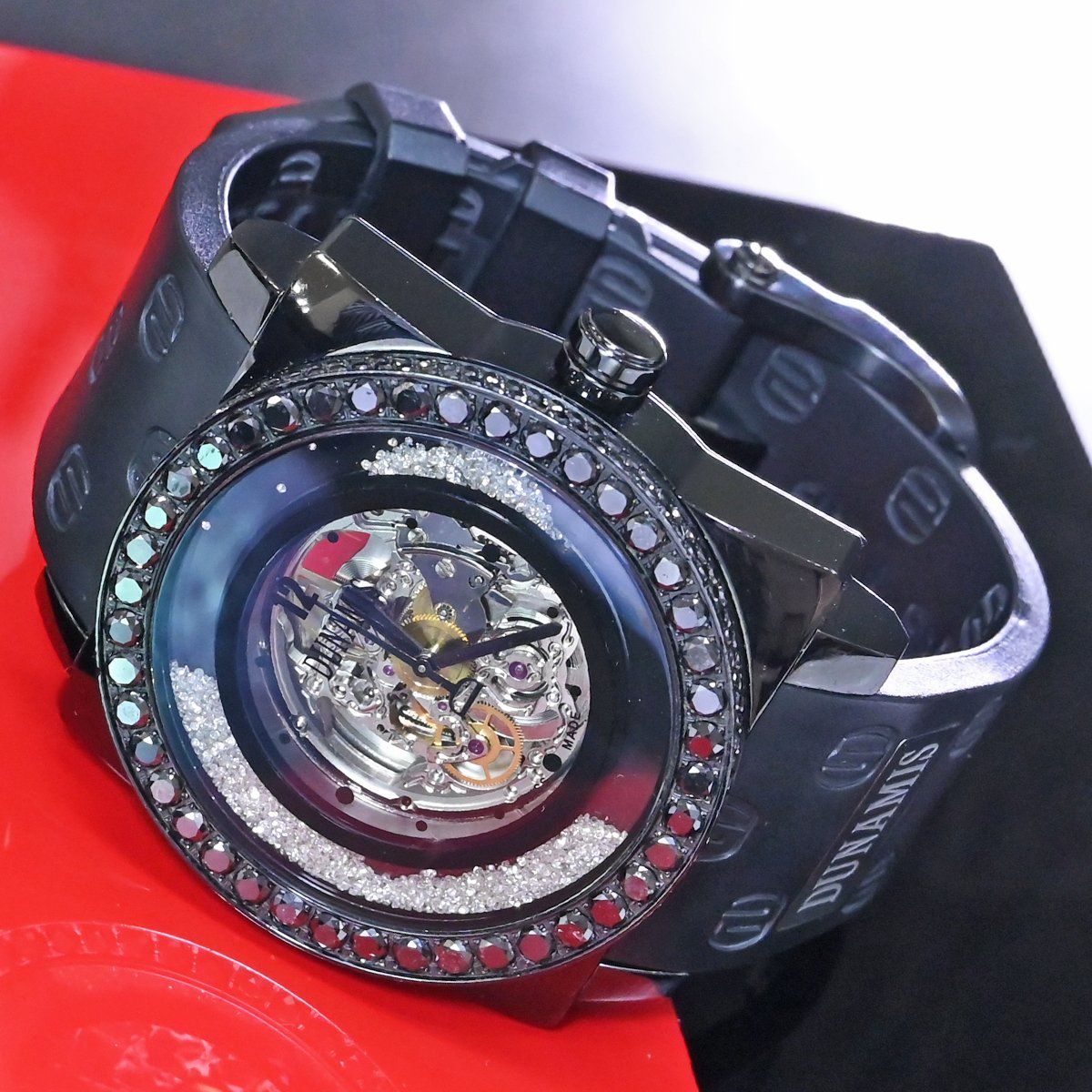 本物 超美品 デュナミス 定価232万円 ダイヤモンドベゼル ヒュブリス