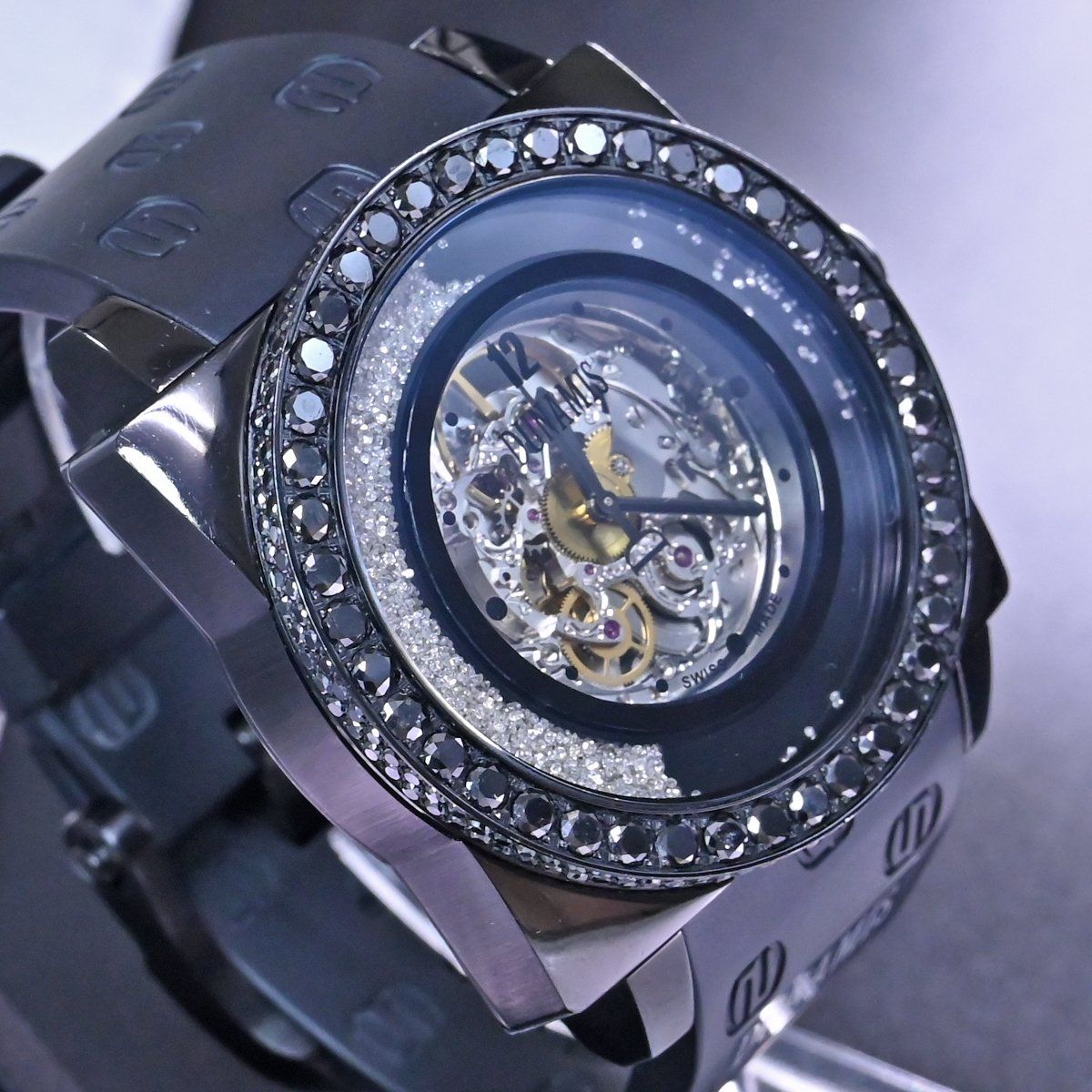 本物 超美品 デュナミス 定価232万円 ダイヤモンドベゼル ヒュブリス