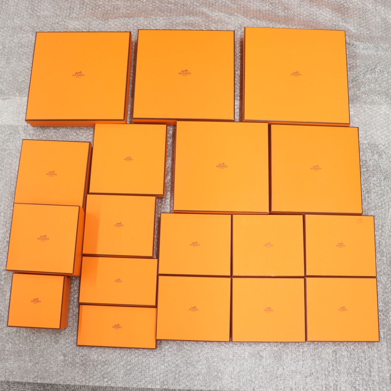 ITTH4SSCA52Q HERMES エルメス BOX ショッパー 純正 紙袋 オレンジ