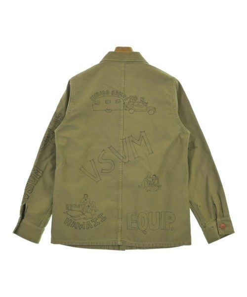 visvim ヴィズヴィム ブルゾン（その他） M 茶 【古着】【中古】【送料無料】 visvim ミリタリーブルゾン メンズ 【古着】【中古】【送料無料
