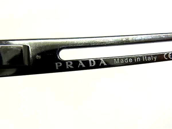 PRADA プラダ サングラス SPR 54H ダークシルバー系×ブラック系 メタル プラスチック ユニセックス 美品 PRADA プラダ サングラス SPR 54H ダークシルバー系×ブラック系 メタル