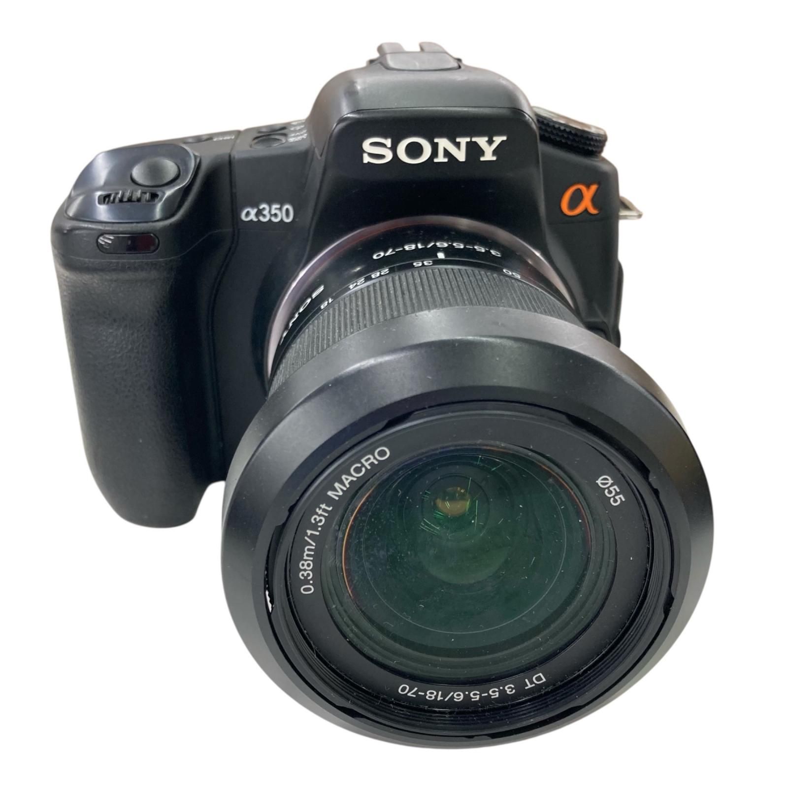 【簡易動作確認済】SONY α350 186000 動作未確認 SONY ソニー デジタル一眼レフカメラ（レンズ付き