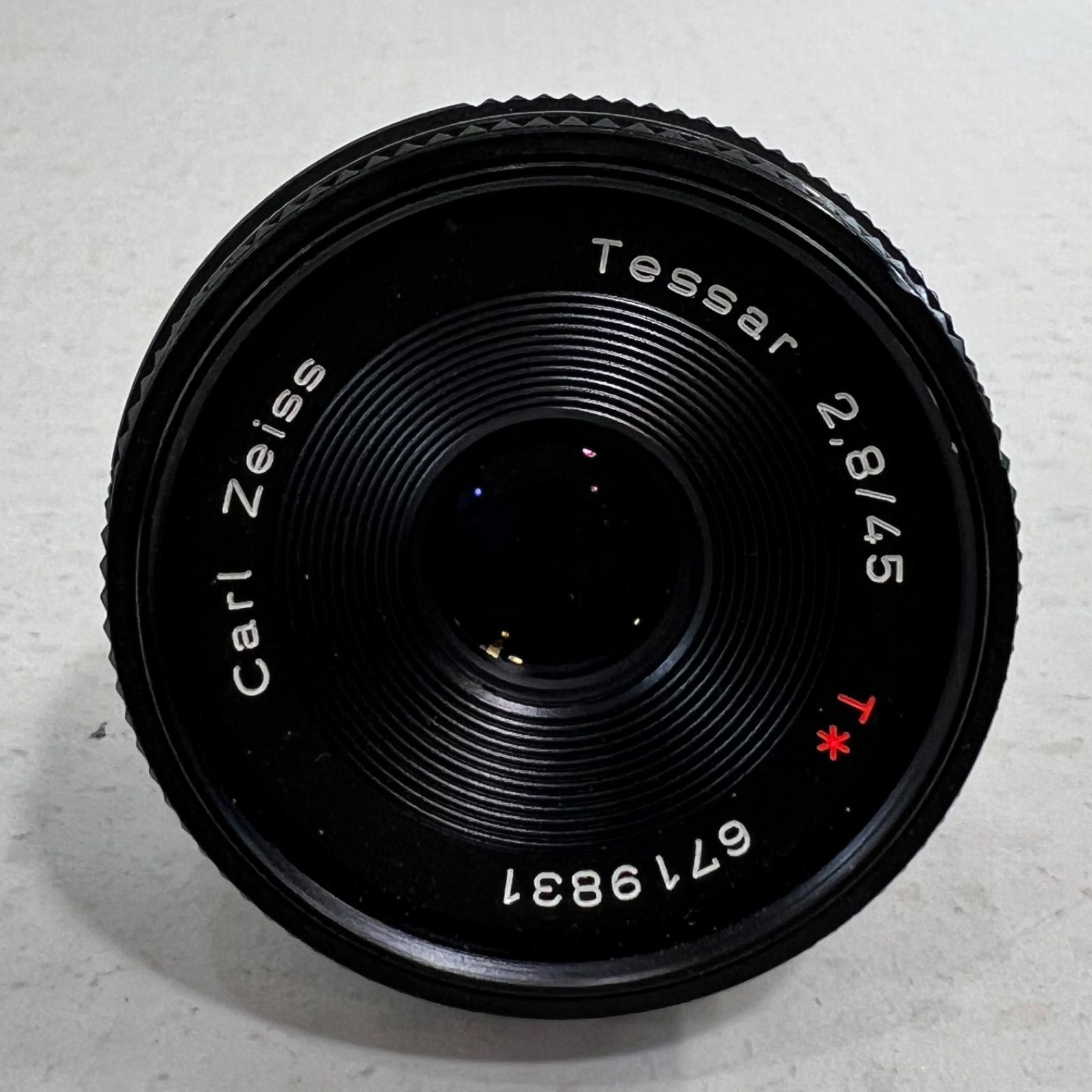 動作未確認】CONTAX Carl Zeiss Tessar T 45mm F2.8* カメラ レンズ
