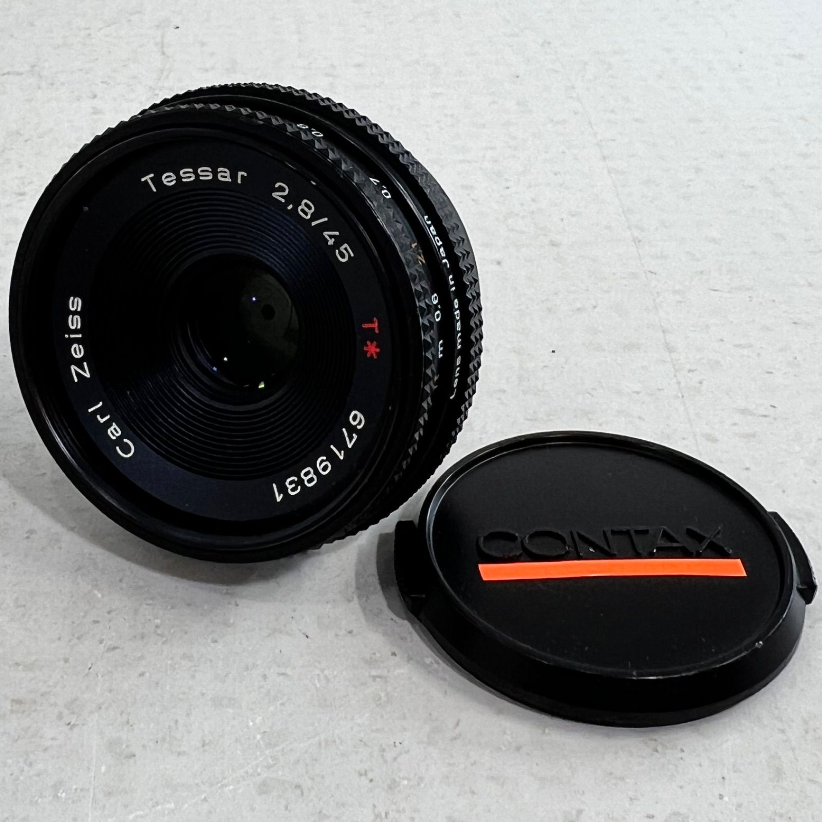 動作未確認】CONTAX Carl Zeiss Tessar T 45mm F2.8* カメラ レンズ