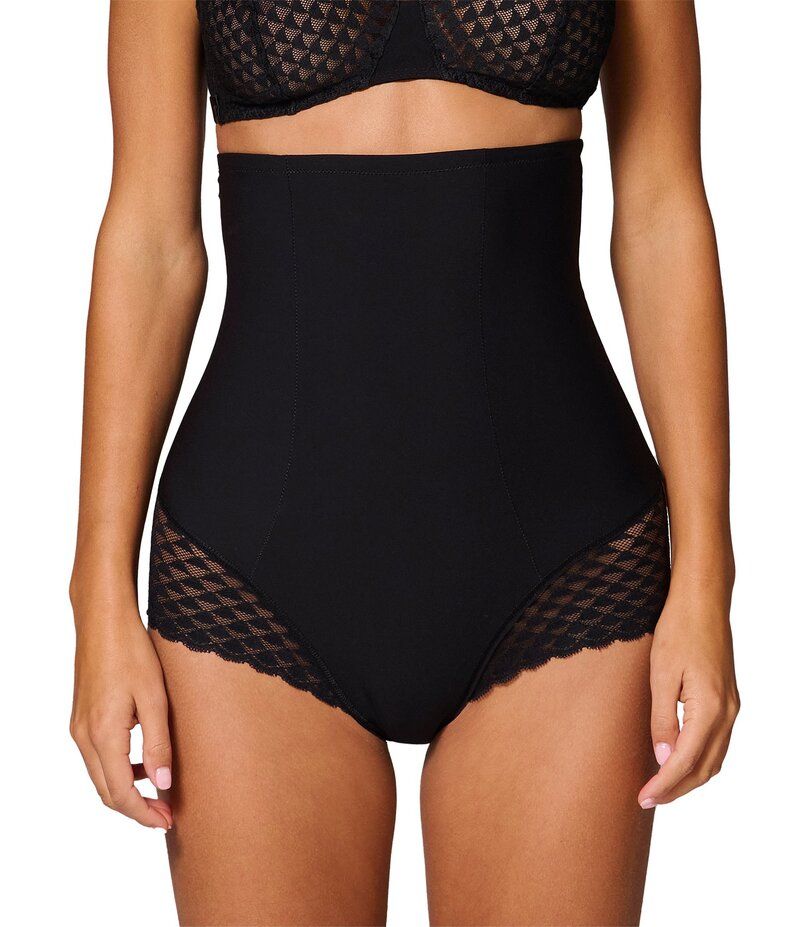 シモーヌペレール レディース アンダーウェア ブリーフパンツ ハイウエスト Simone Perele Subtile HighWaist Medium Control Shaper Brief Bl