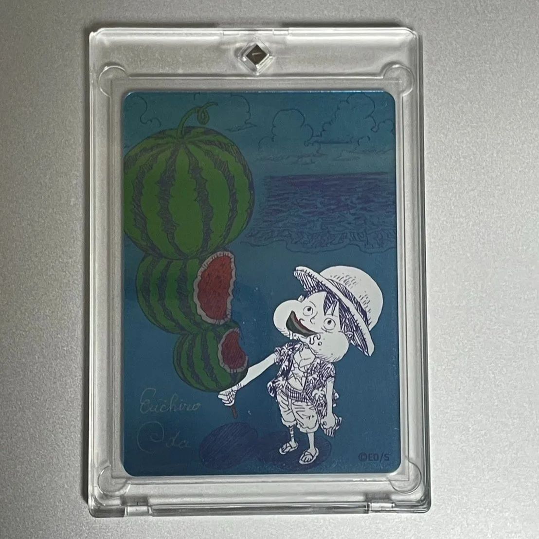 ワンピース 115巻 ナツコミ カードセット ルフィ メタリックカード