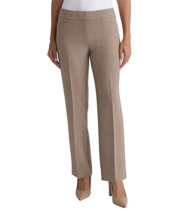 カスパール レディース ボトムス カジュアルパンツ クレープチ Kasper Petite Size Flat Front Pebble Crepe Trouser Pants Taupe Mele 21,885円