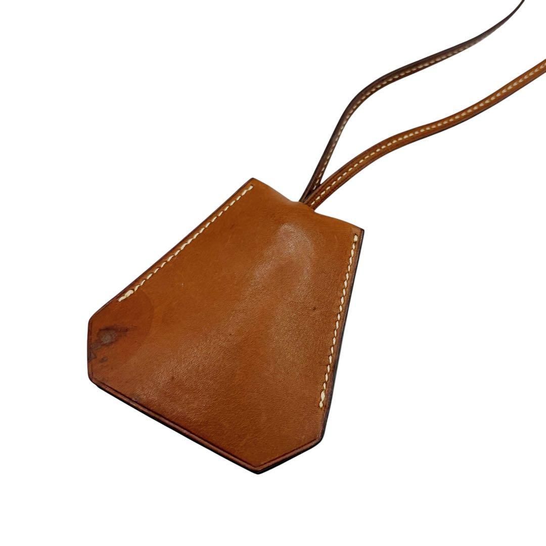 美品 HERMES クロシェット キーリング ネックレス マルジェラ期 レッド 