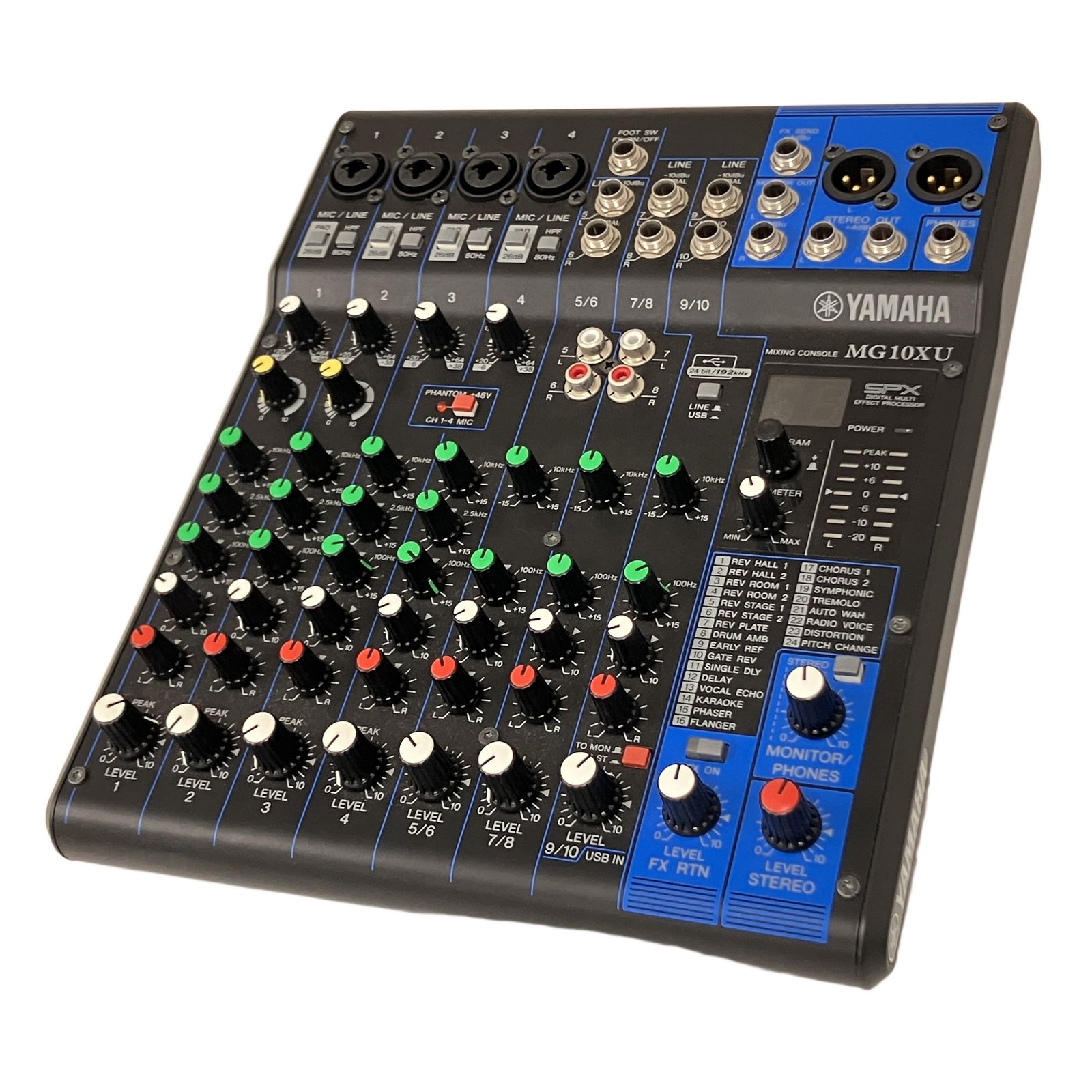 YAMAHA MG10XU アナログミキサー 10チャンネル USBインターフェース内蔵 ヤマハ 音響機材 中古 O11415828