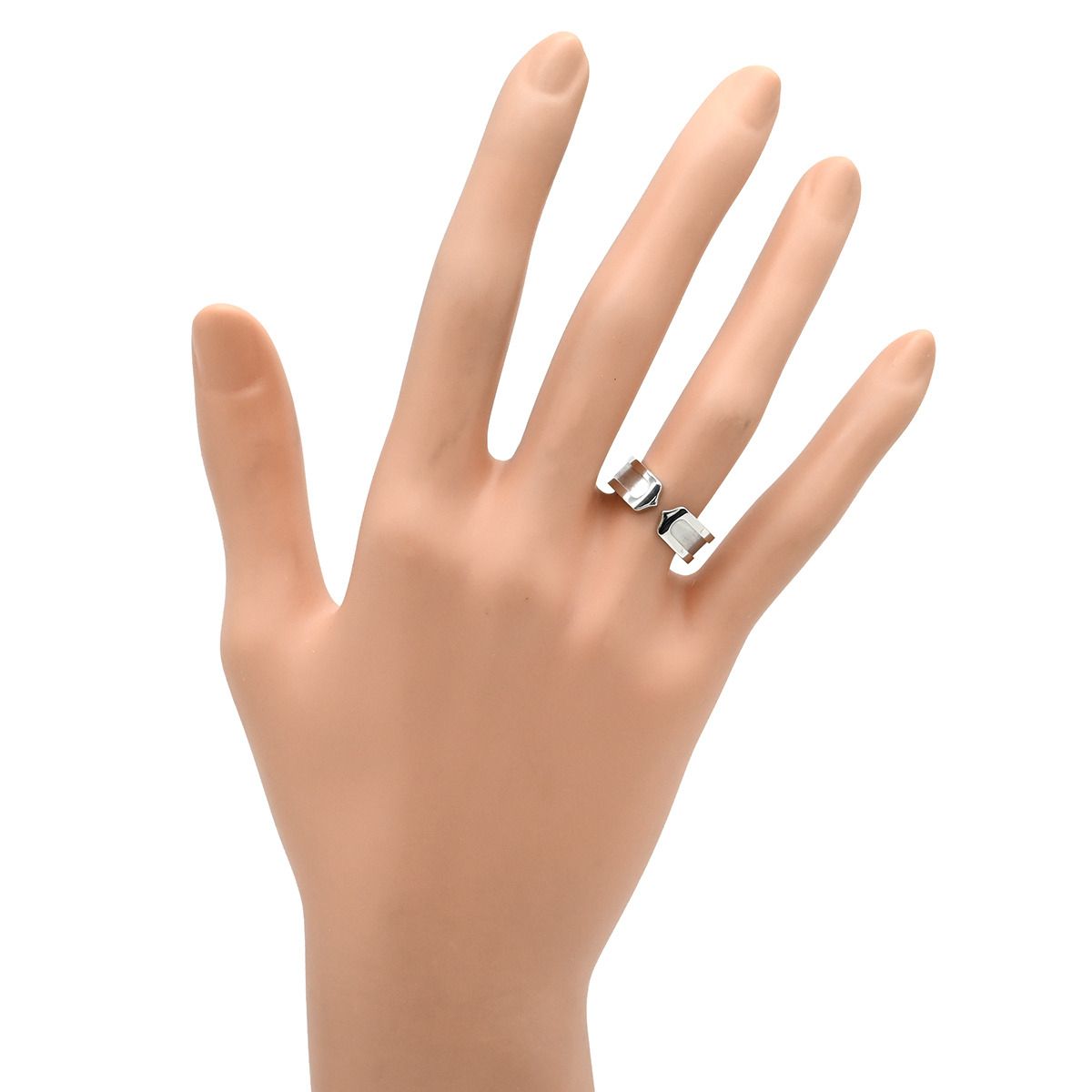 カルティエ Cartier リング 指輪 C2リング ホワイトゴールド #50(JP10