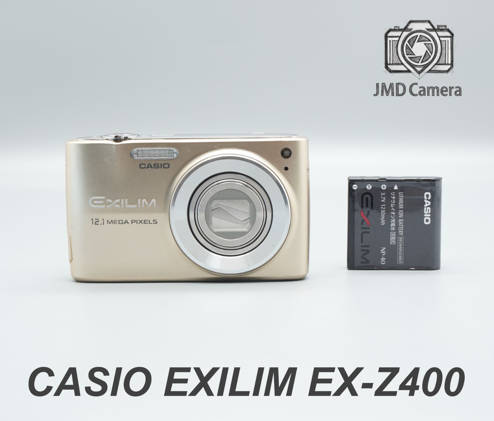 CASIO EXILIM EX-Z400 ゴールド コンパクトデジタルカメラ 動作確認