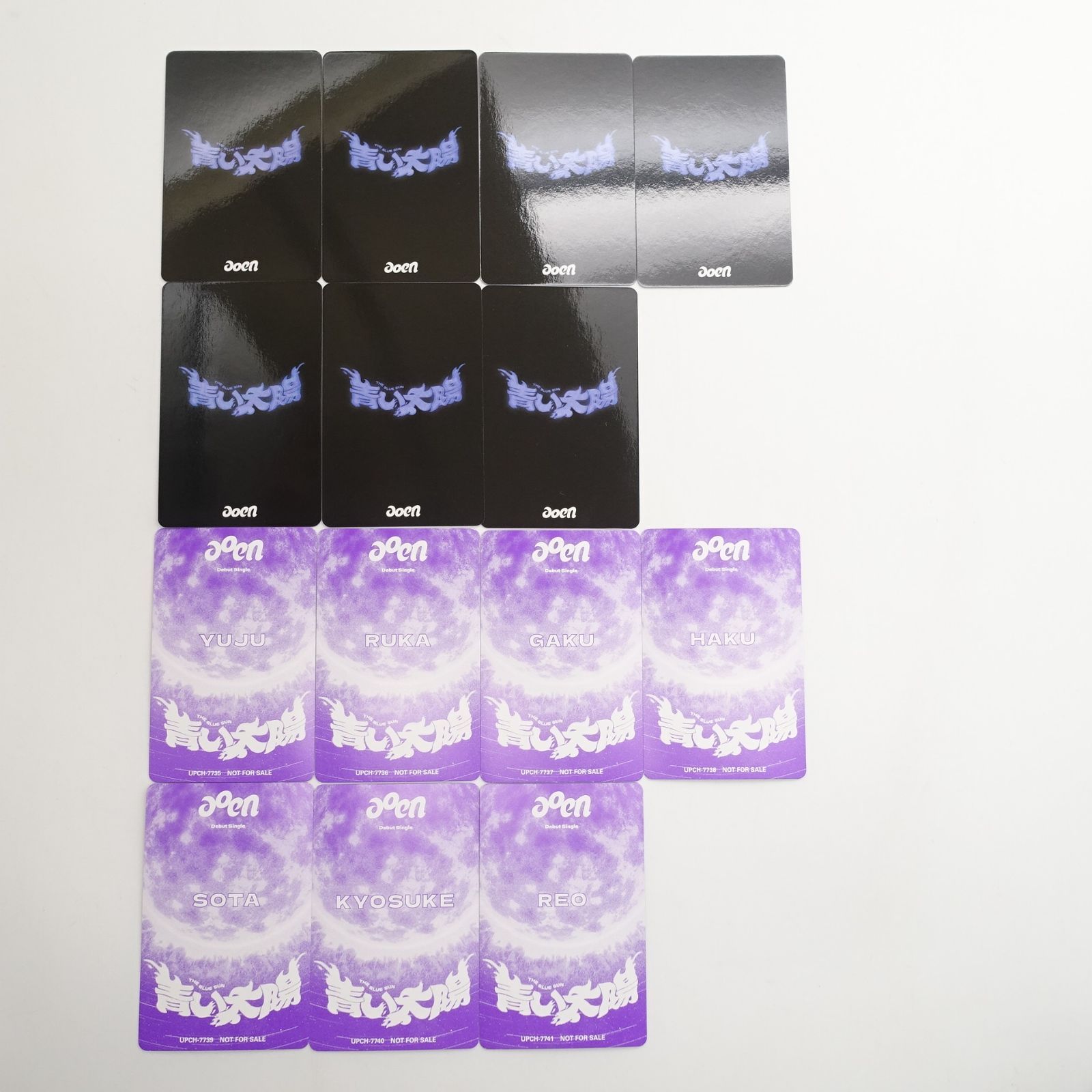 aoen 青い太陽 the blue sun weverse 予約特典 トレカ フォト カード