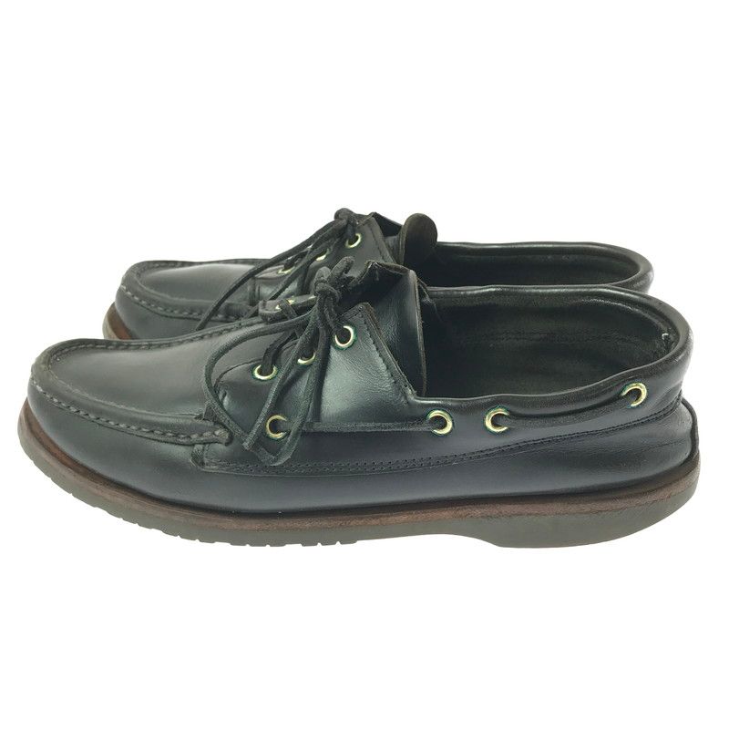 Russell Moccasin 6E 茶 ラッセルモカシン デッキシューズ 現状渡し品】 RUSSELL MOCCASIN ラッセル モカシン DECK SHOES デッキ