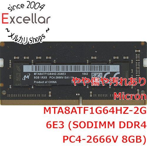 bn:4] Micron MTA8ATF1G64HZ-2G6E3 SODIMM DDR4 PC4-2666V 8GB Micron