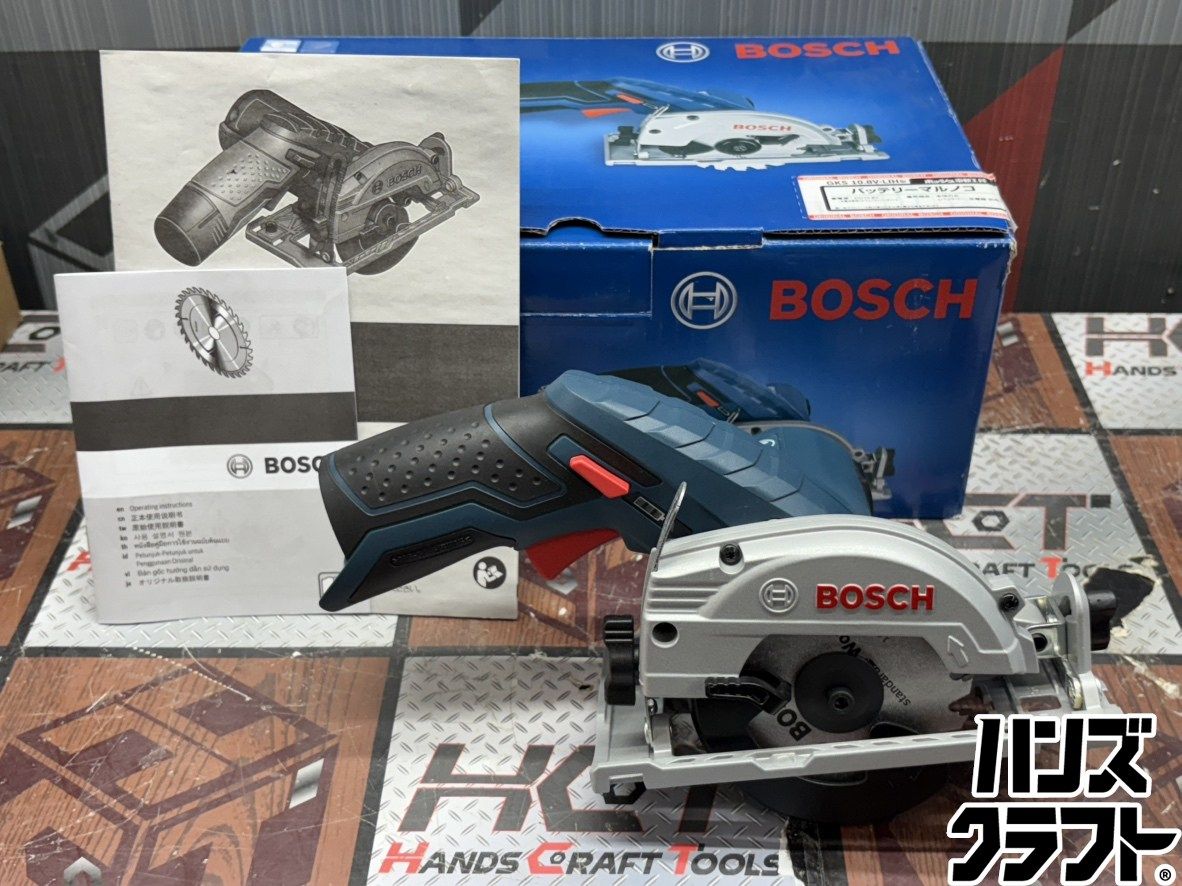 〇【送料無料】【未使用】ボッシュ BOSCH GKS10.8V-LI コードレス丸のこ 本体のみ【ハンズクラフト佐賀】【中古】