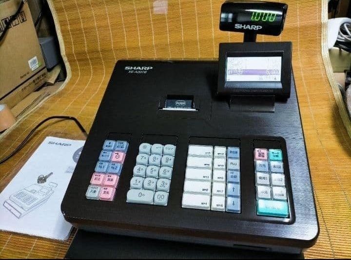 シャープレジスター XE-A207 PC連携売上管理設定無料 044147 - メルカリ