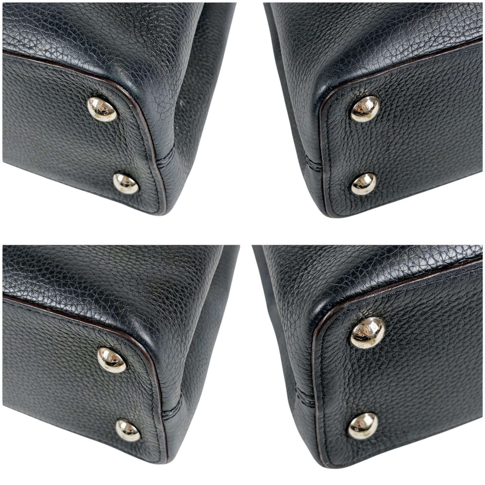 ルイヴィトン LOUIS VUITTON カプシーヌMM ハンドバッグ トップ 