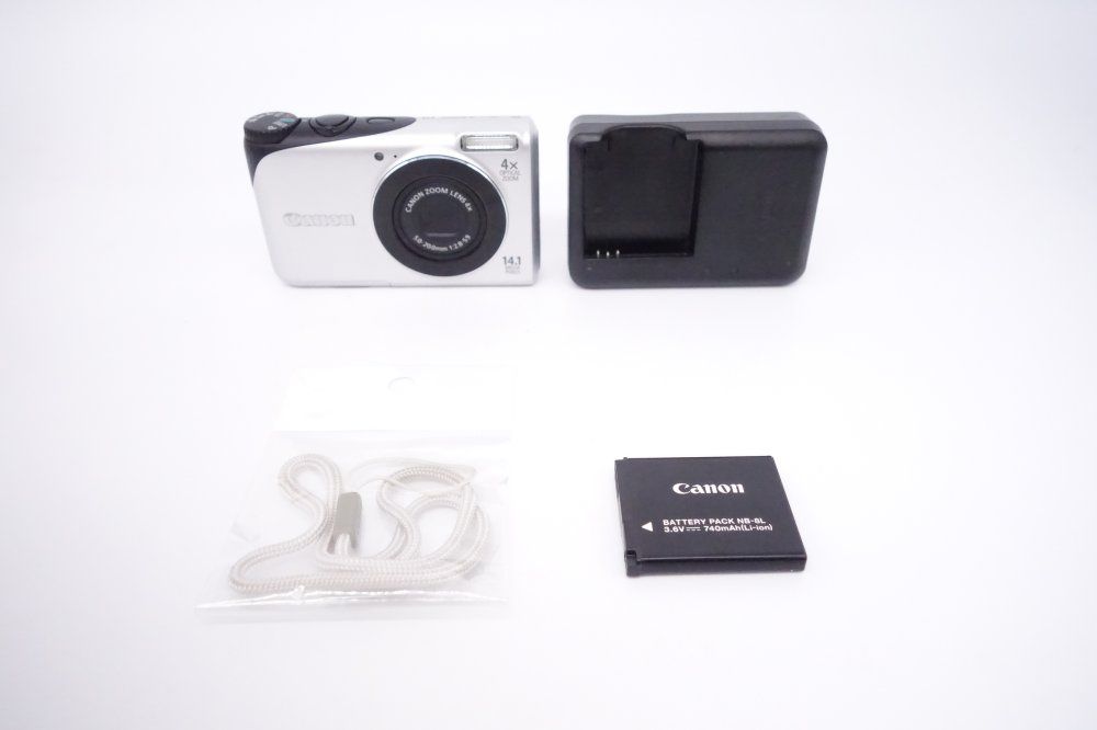 【美品】キヤノン Canon デジタルカメラ PowerShot A2200 シルバー [W2606059A]