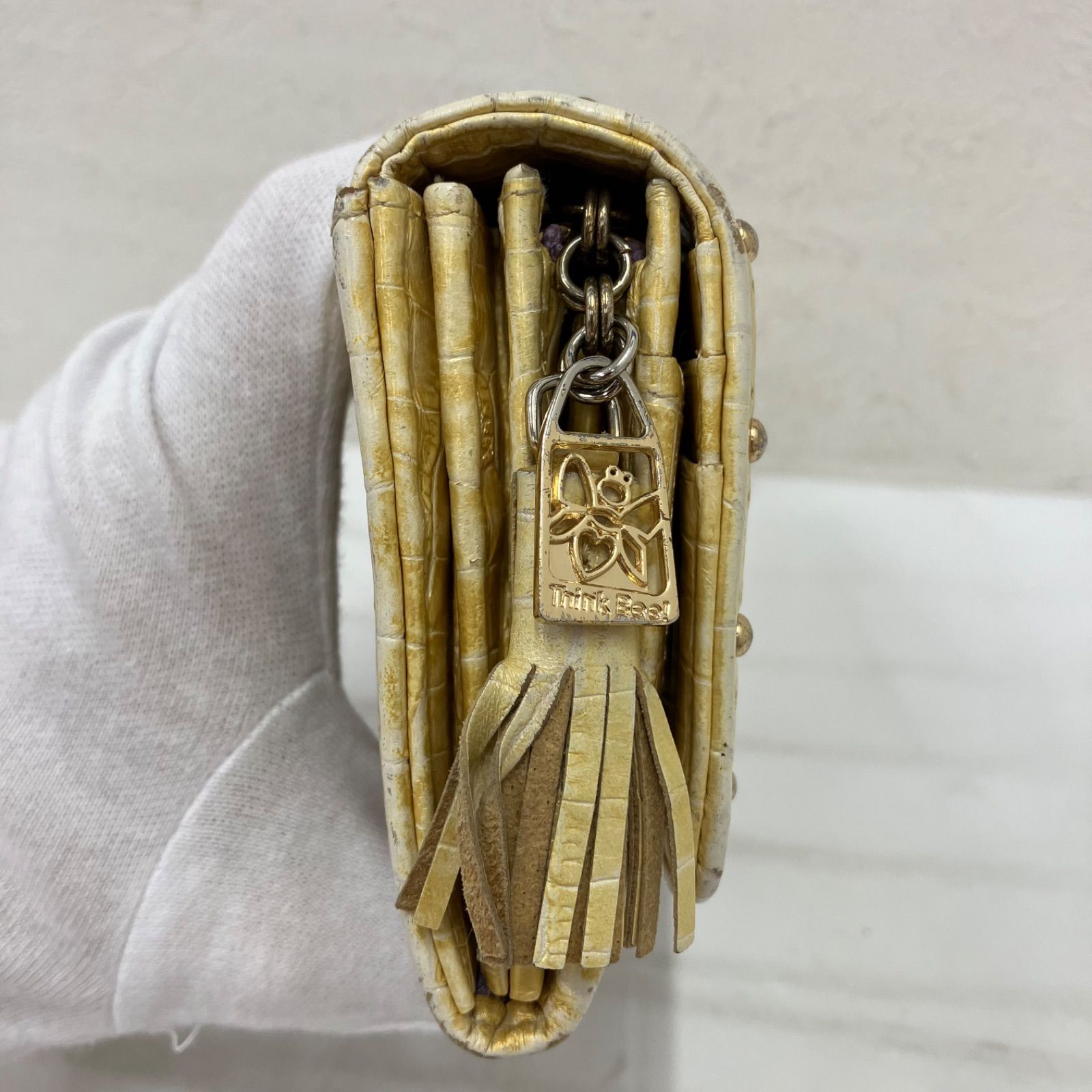 3594 Think Bee! シンクビー！ ゴールデンクリムト 長財布 レディース