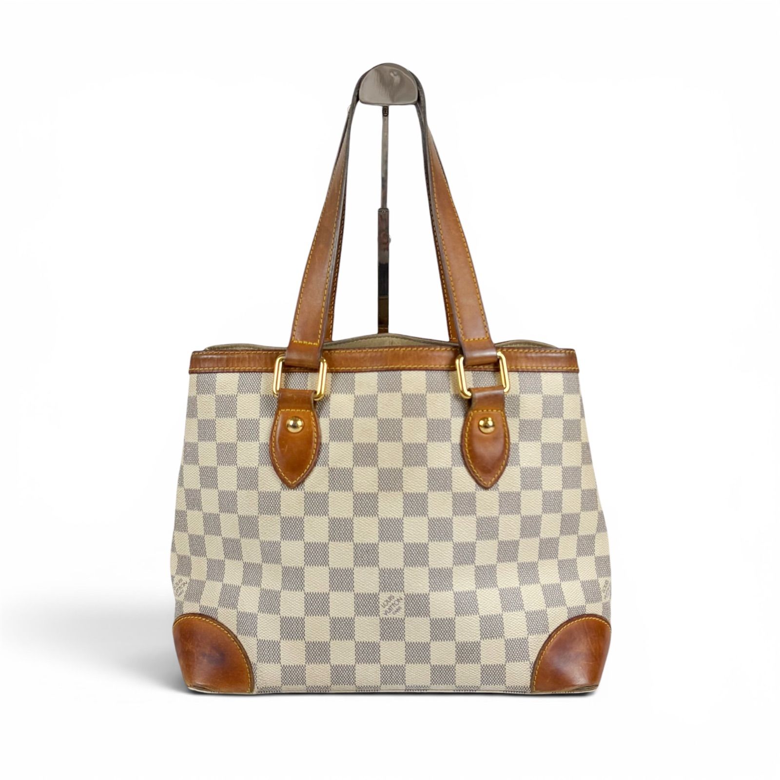 LOUIS VUITTON ルイヴィトン ダミエアズールレザー ハムステッドPM