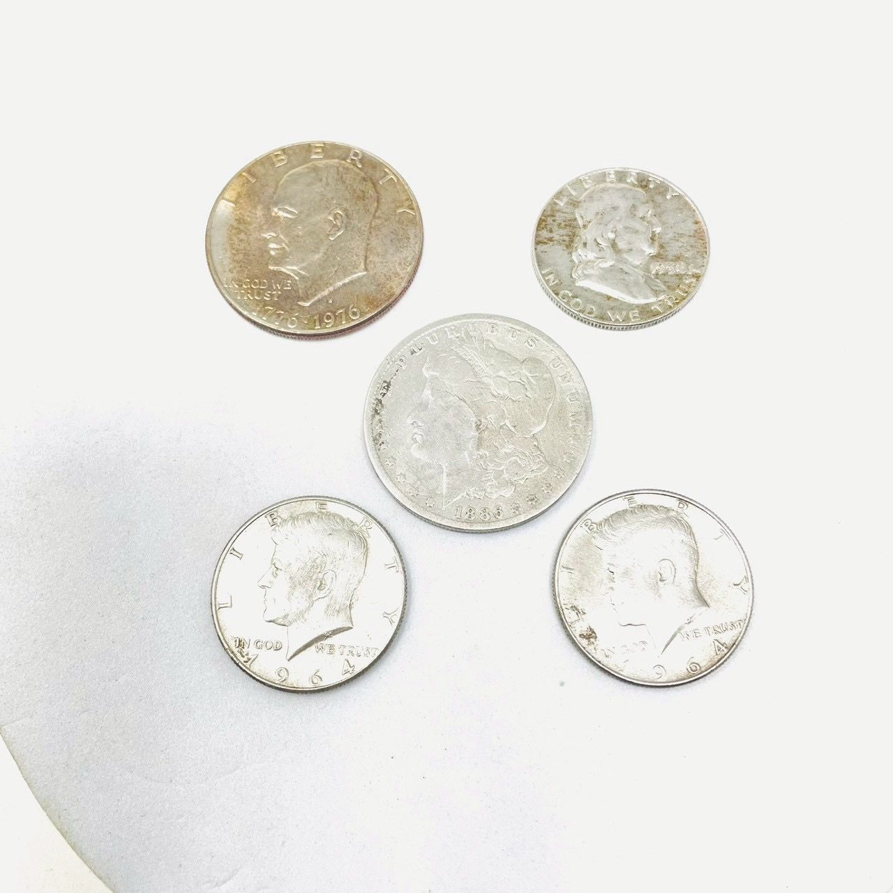 アメリカ合衆国記念銀貨セット＋ケネディ、フランクリン ❗️✨アメリカ銀貨まとめ✨❗️】ケネディ・フランクリン・モルガン
