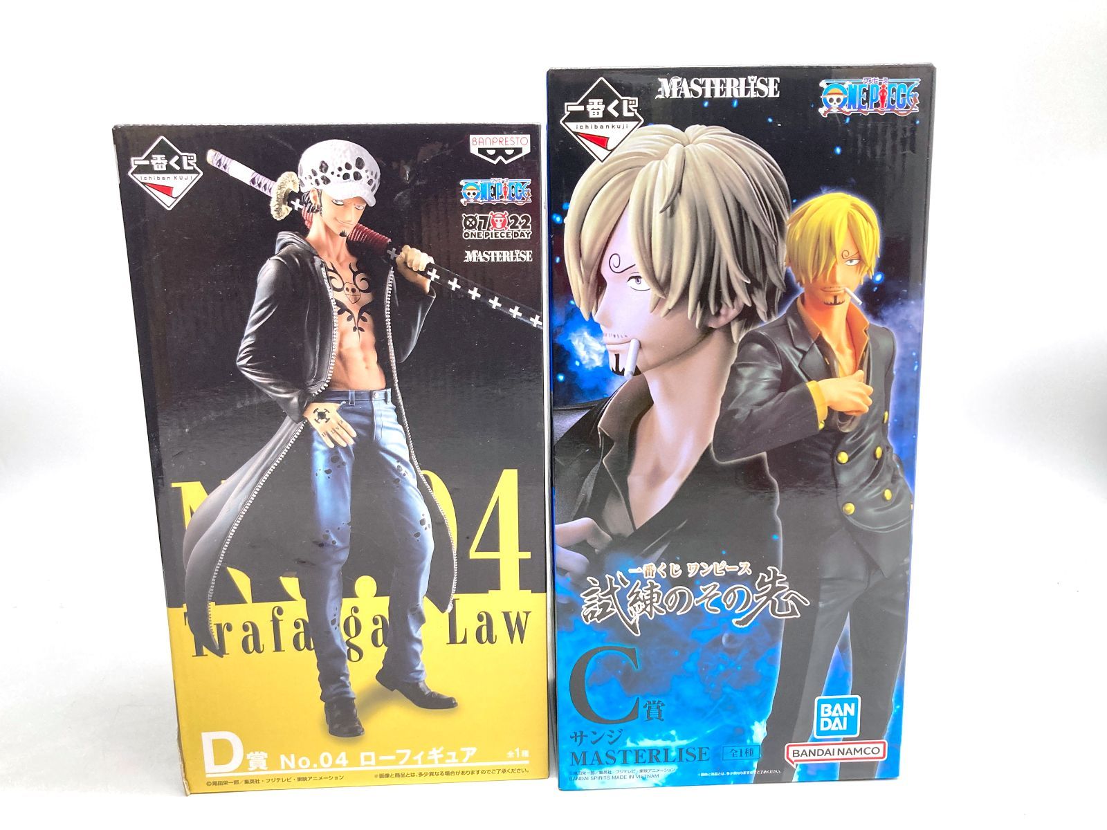 ワンピース　サンジ　ゾロ　ロー&コラソン　フィギュア4体セット ワンピース D賞 No.04 ローフィギュア C賞 サンジ セット - メルカリ